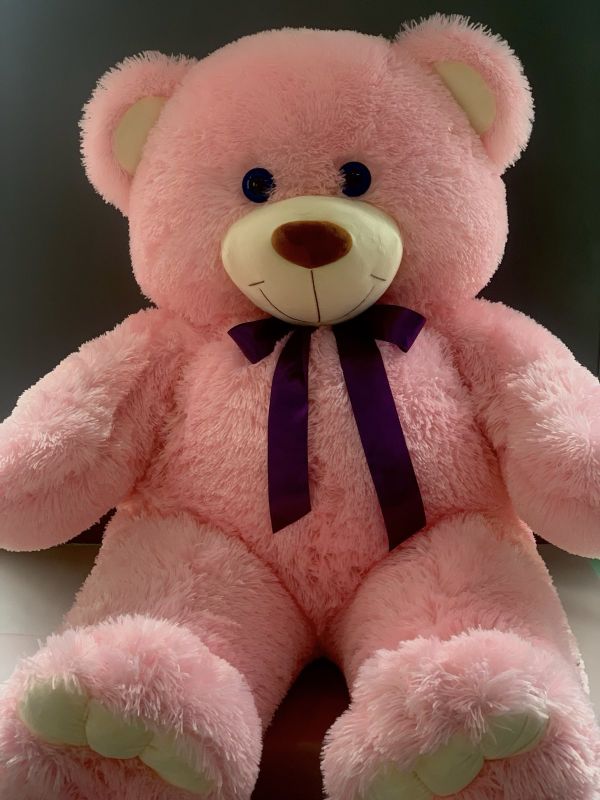 Іграшка Ведмедь рожевий 150 см