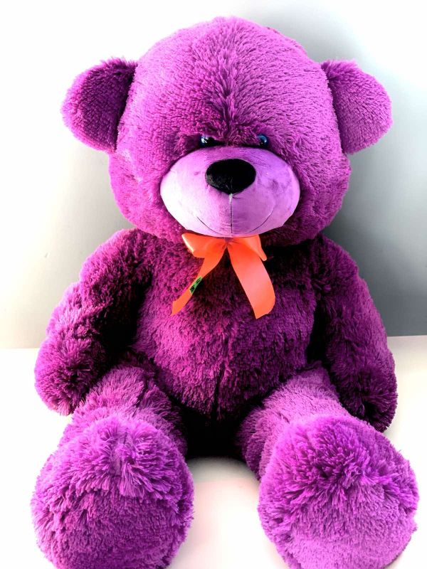 Іграшка Ведмедь фіолетовий 100 см