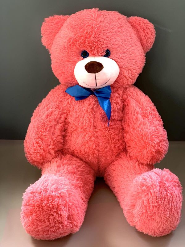 Іграшка Ведмедь малиновий 75 см