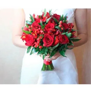 Букет нареченої  "Червоне сяйво"